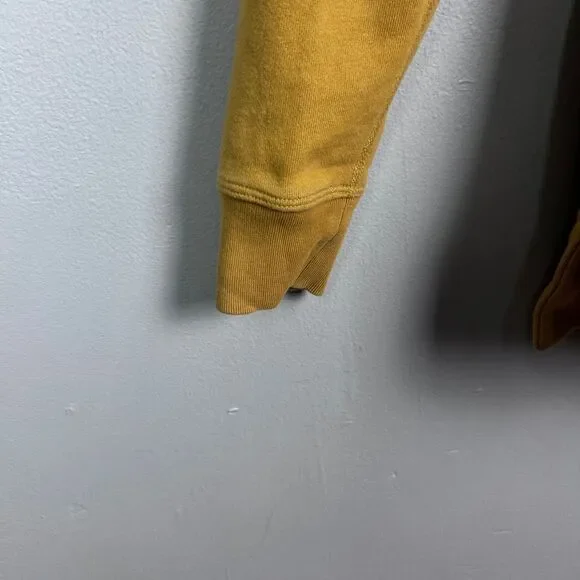 John Elliott Hooded Villain Pullover Sweatshirt Hoodie Size M 2‎ Mustard